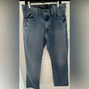 Ariat REBAR M4 relaxed fit boot cut jeans denim 36/30 blue work street comfort